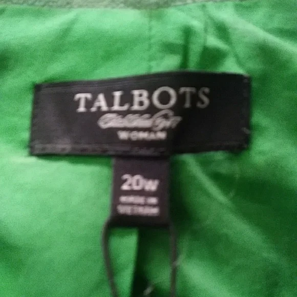 Talbots 20W Green Blazer - Picture 2 of 5
